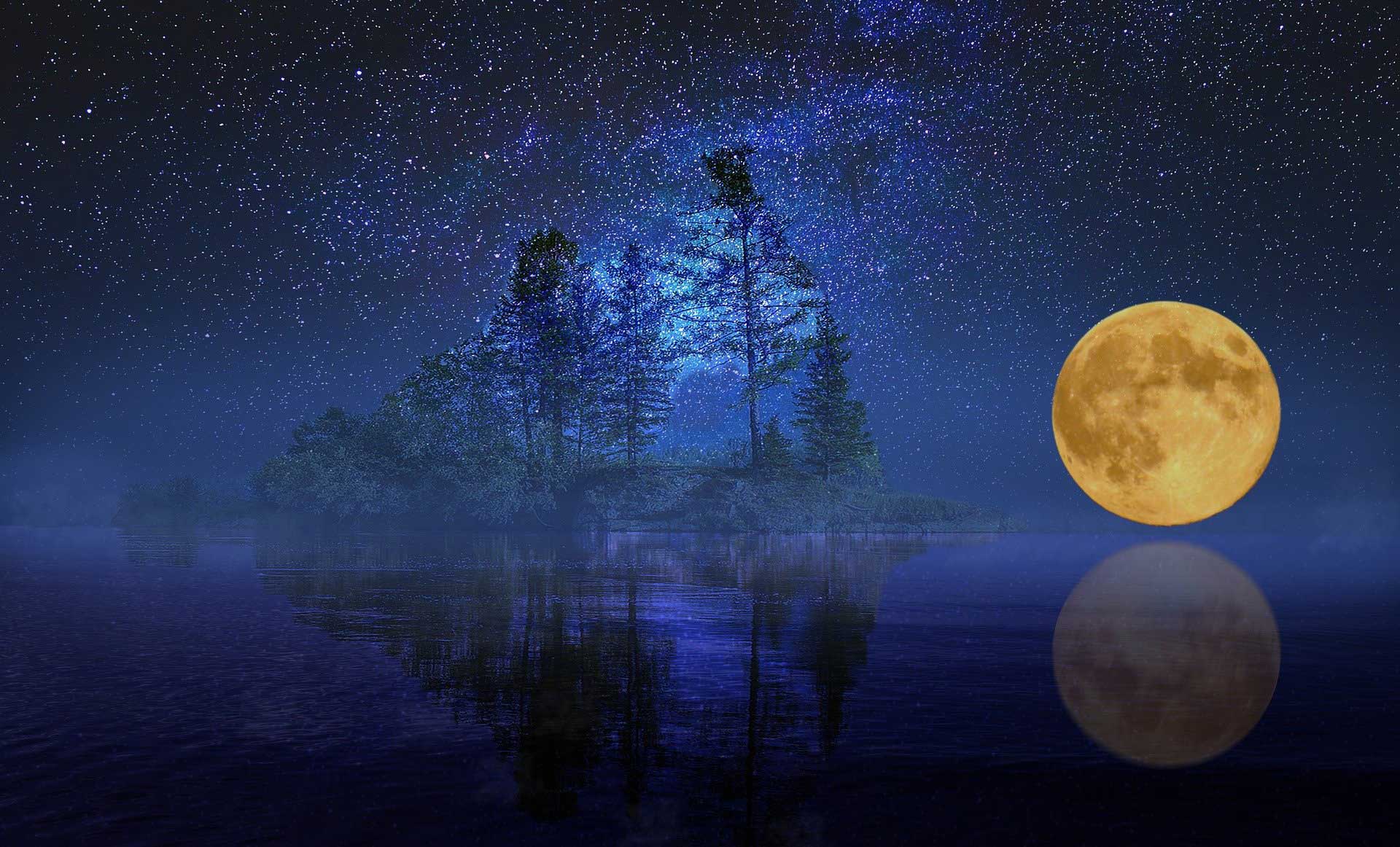 Mond von Samhain