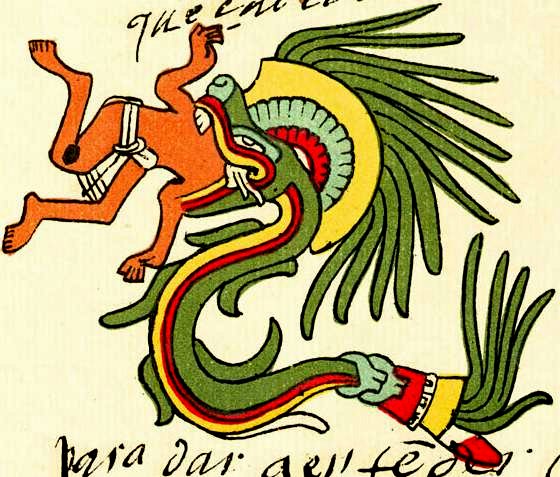 Drache Azteken